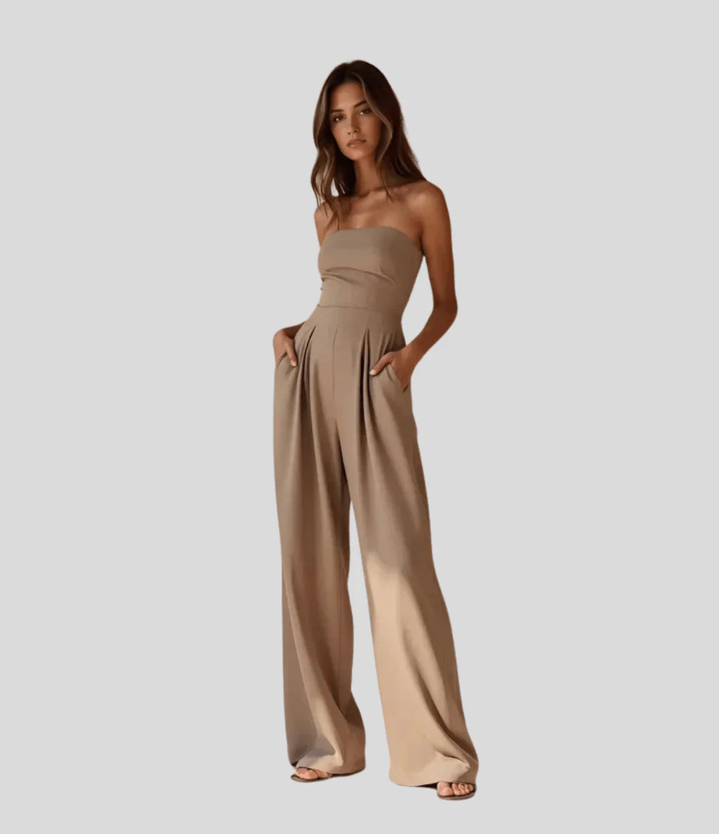 Nina - Backless Flared Jumpsuit