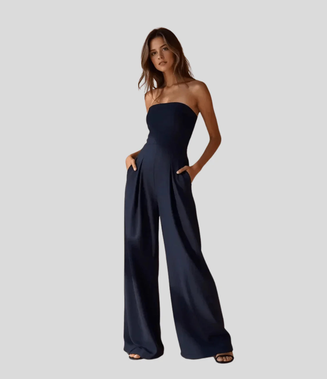 Nina - Backless Flared Jumpsuit