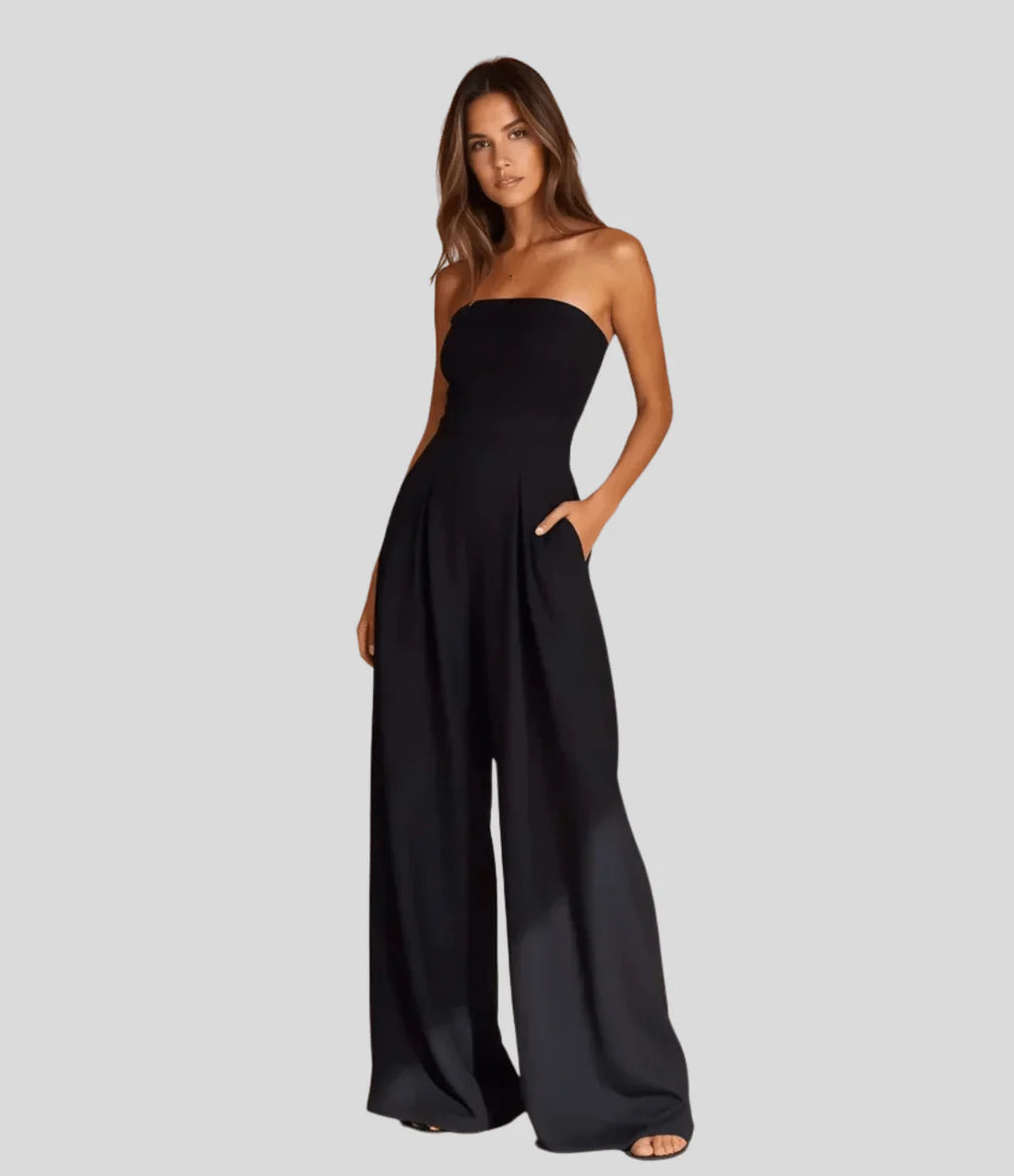 Nina - Backless Flared Jumpsuit